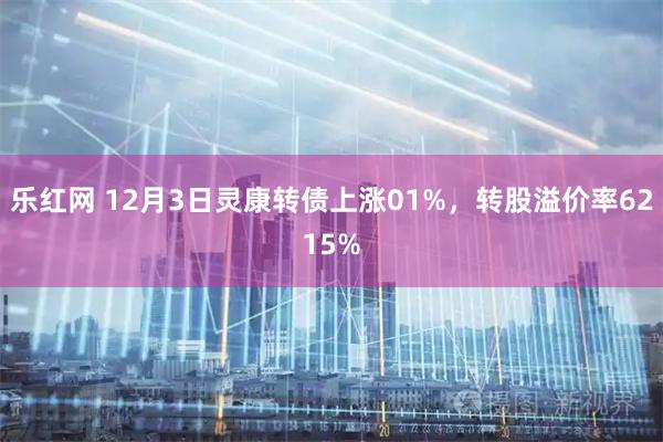 乐红网 12月3日灵康转债上涨01%，转股溢价率6215%